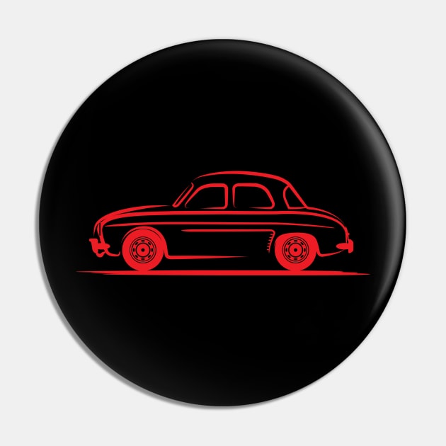 Renault Dauphine Red Pin by PauHanaDesign