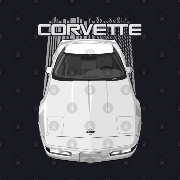 Corvette C4-white by V8social