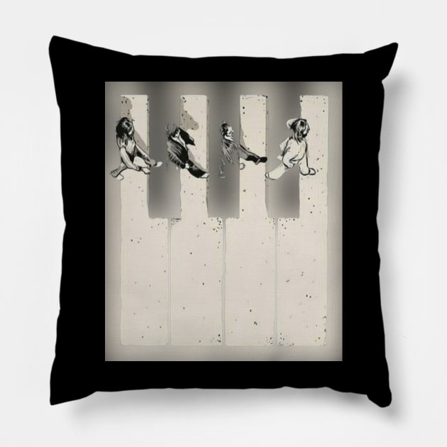 abbey road parody Pillow by hot_issue