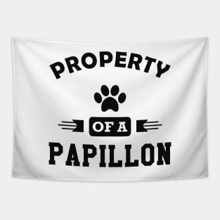 Papillon Dog -Property of a papillon Tapestry