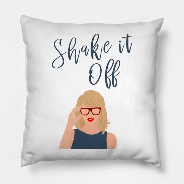 Shake it Off Pillow by MusiMochi