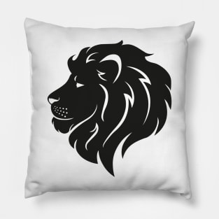 BLACK LION HEAD Pillow