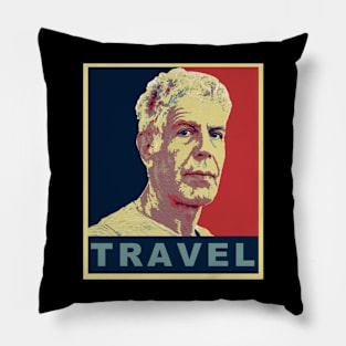 Anthony Bourdain Travel Narratives Pillow