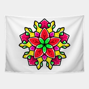 FLOWERS VECTOR ART Tapestry