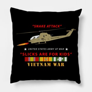 AH-1 Cobra - Snake Attack - Slicks are for Kids w VN SVC Pillow