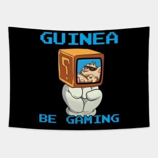 Gift for Guinea Pig Lovers Cute Gaming Guinea Pig Tapestry