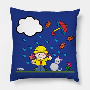 Colorforms®  Windy Rainy Day Pillow