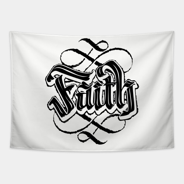 Faith Tapestry by MarceloSchultz