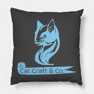 Cat Craft Co - Regal Blue Cat Pillow