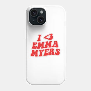 I LOVE EMMA MYERS Phone Case