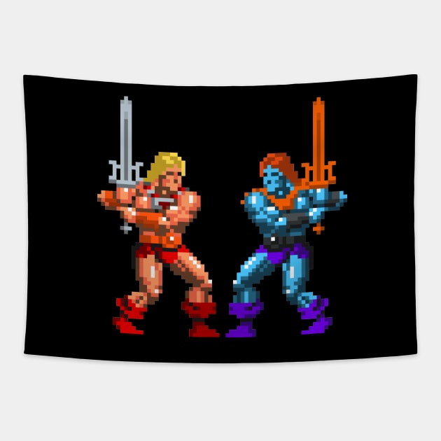 He-Man Vs. Faker Tapestry by Chaosblue