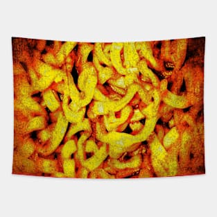 Scary Orange Ramen Tapestry