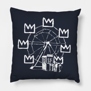 Banksy wheel carnaval Pillow