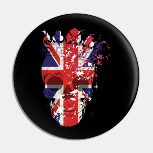 UK Skull Pin