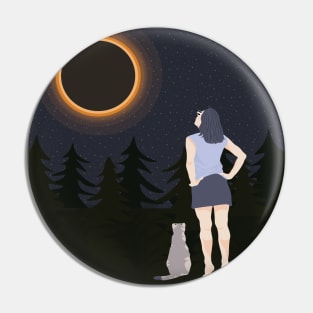 Solar Eclipse Pin