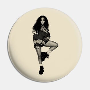 Sza Retro Pin