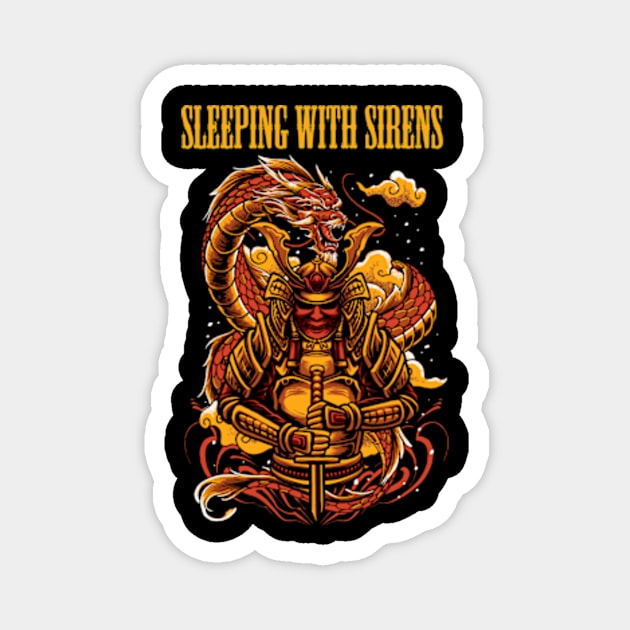 SLEEPING WITH SIRENS MERCH VTG Magnet by jjava4028