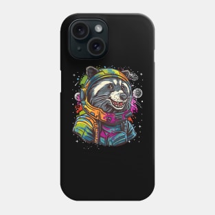 Funny Space Astronaut Raccoon Men Women Kids Space Raccoon Phone Case