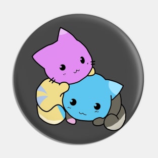 cute cats hug Pin