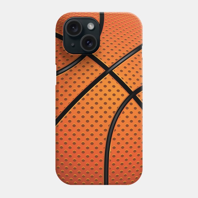 Basketball Ball Phone Case by AnnArtshock