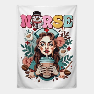 Nurse Christmas Tapestry