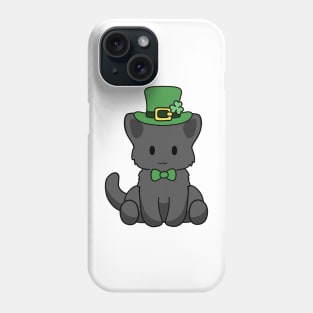 St Patrick Black Kitty Phone Case