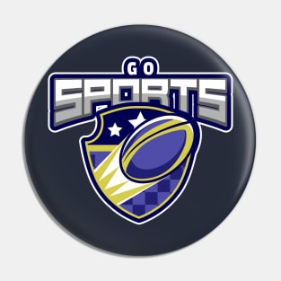 Go Sports - Rugby Fan Pin