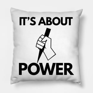 Buffy the vampire slayer quote it's about power Pillow