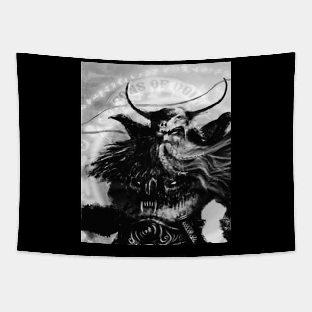 Fontaine Exclusives Sons Of Odin #163 Tapestry by Fontaine Exclusives