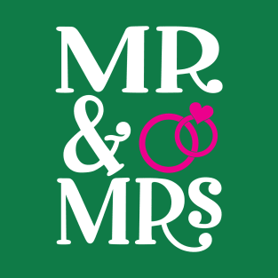 Mr and Mrs Wedding T-Shirt