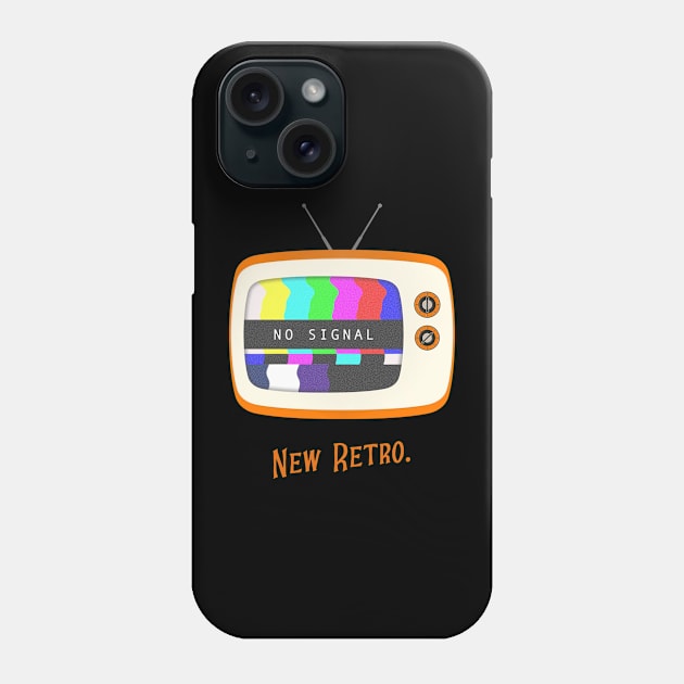 No Signal Retro TV Color Bars Vintage Classic Go Retro Graphic Retro Phone Case by TV Dinners