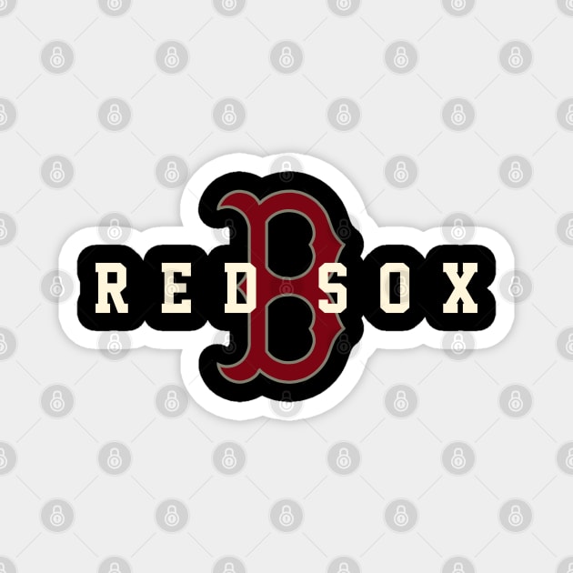 Boston Red Sox 1 by Buck Tee Originals Magnet by Buck Tee