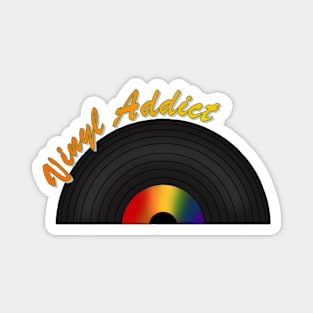 Vinyl Addict Art Magnet