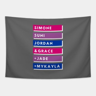 TEAM USA 202ONE (bisexual colors) Tapestry