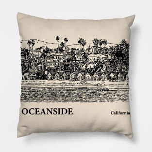 Oceanside - California Pillow