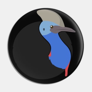 Ball Birds:  Cassowary Pin