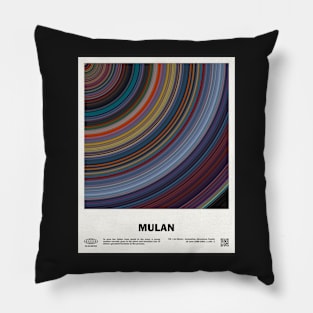 minimal_Mulan Abstract Circular Art Movie Pillow