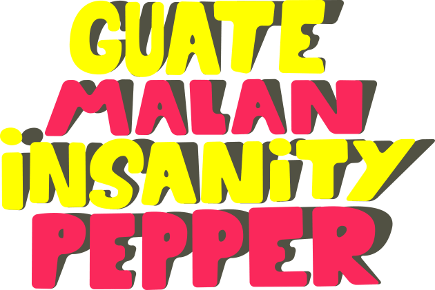 Guatemalan Insanity Pepper - Simpsons - Cult Series - Chilli - Typography Art Kids T-Shirt by Boogosh