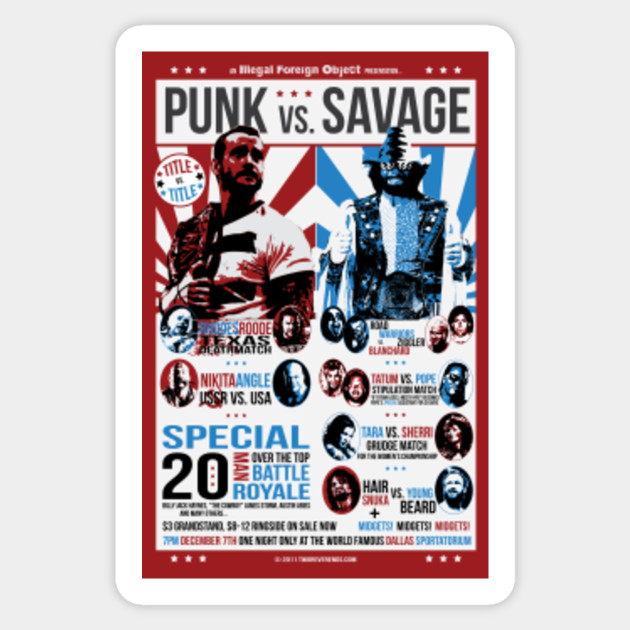 Pro Wrestling Dream Matches, Vol. 6 - Randy Savage - Sticker