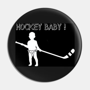 Hockey Baby Pin