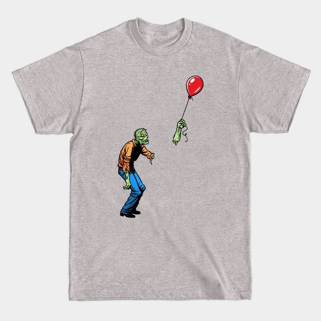 Discover Sad Zombie and Balloon - Zombie - T-Shirt