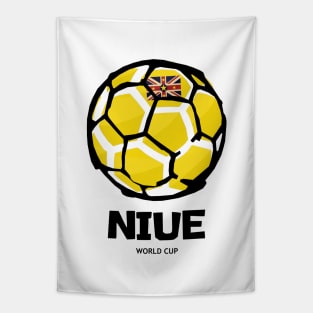 Niue Football Country Flag Tapestry