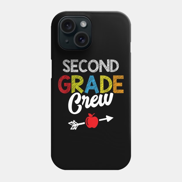 2nd Grade Crew Funny Teacher Student Kids Back To School Phone Case by FONSbually