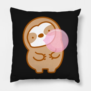 Cute Bubble Gum Sloth Pillow