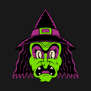 Retro Halloween Witch T-Shirt