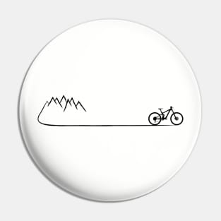 mountainbike mountain bike cycling cyclist mountain biker gift Pin