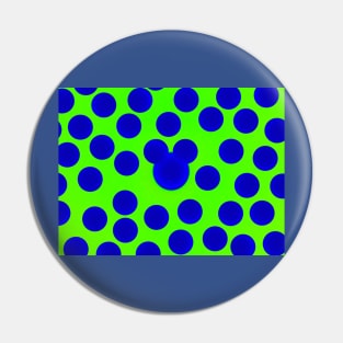 Blue bubbles Pin