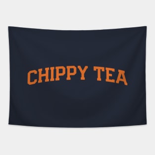 Chippy Tea Varsity Style Text Tapestry