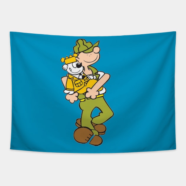 Army Friends Tapestry by RGW Designs