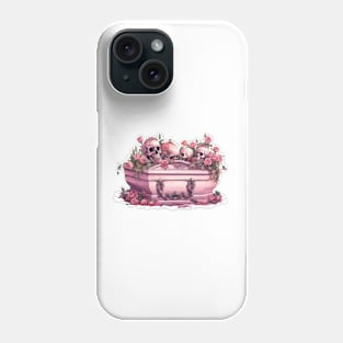 Pink Halloween Coffin Phone Case